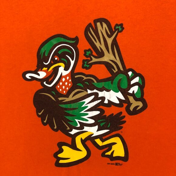 The Down‎ East Wood Ducks Minor League Baseball T-Shirt Size XL - Picture 3 of 8